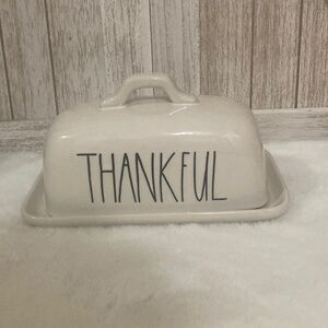 Rae Dunn Thankful Butter Dish